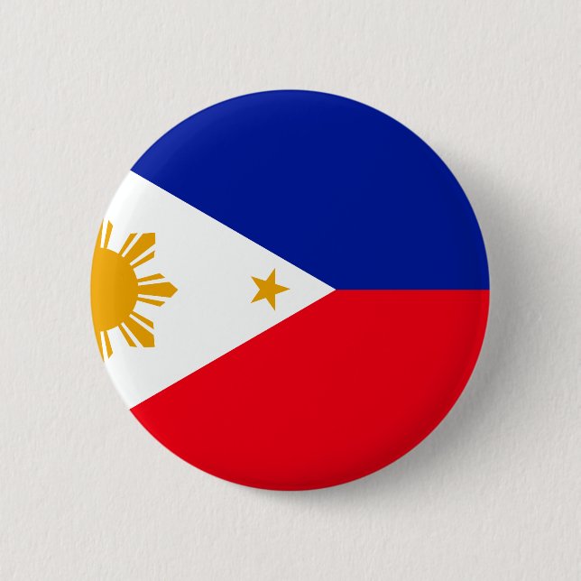 Philippines flagga knapp (Framsida)