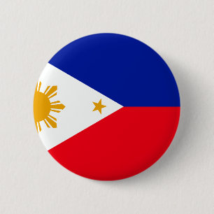 Philippines flagga knapp