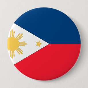 Philippines flagga knapp