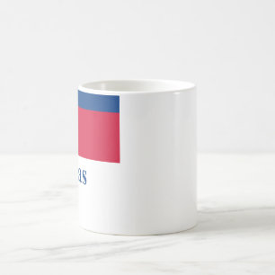 Philippines flagga med namn i filippin kaffemugg
