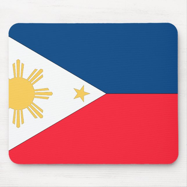 Philippines flagga musmatta (Framsidan)