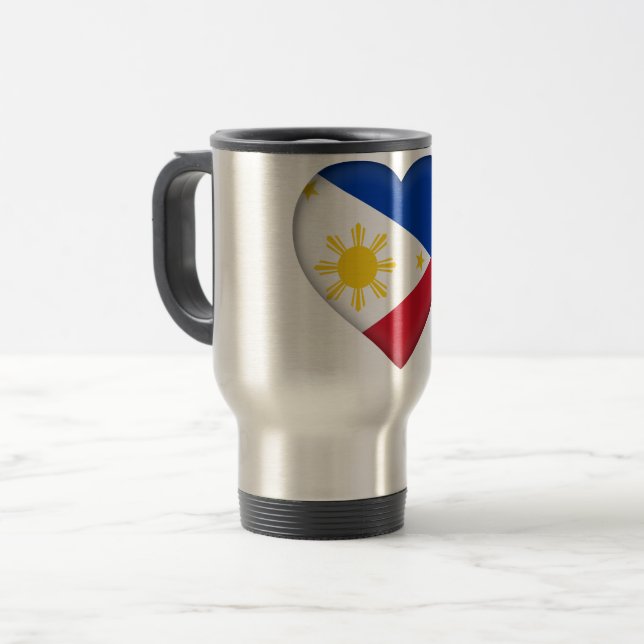 Philippines flagga resemugg (Framsida vänster)