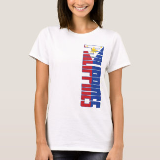 Philippines flagga t-shirt