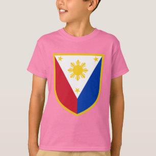 Philippines flagga tee shirt