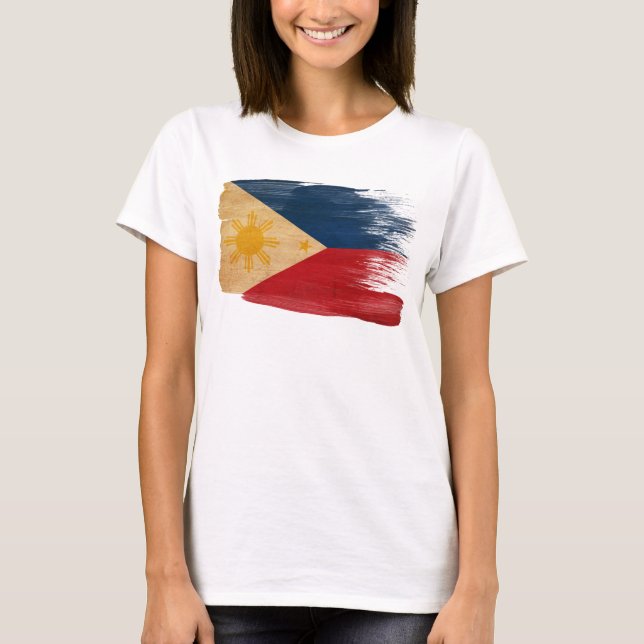 Philippines flagga tröja (Framsida)