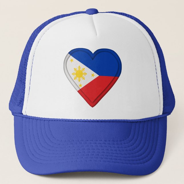 Philippines flagga truckerkeps (Framsida)