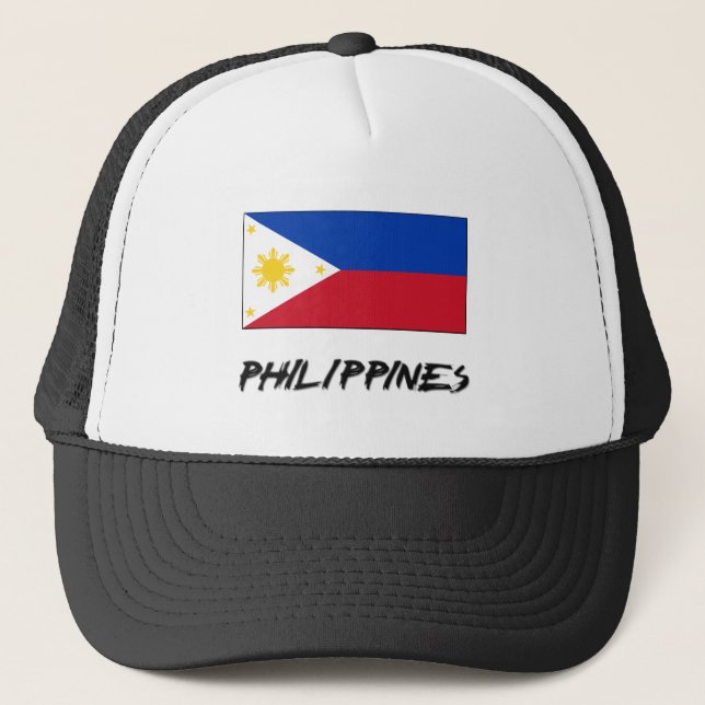Philippines flagga truckerkeps (Framsida)