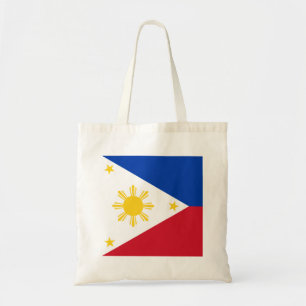 Philippines flagga tygkasse