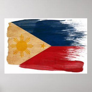 Philippines flaggaaffischer poster