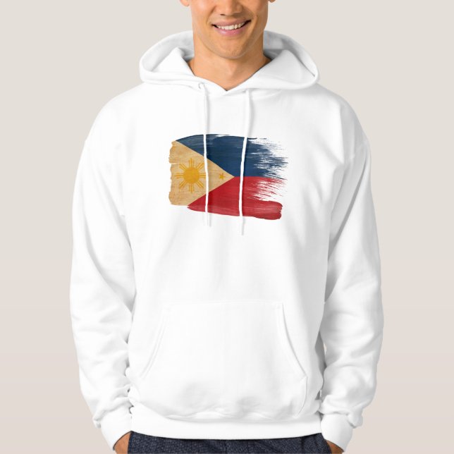 Philippines flaggaHoodie Hoodie (Framsida)