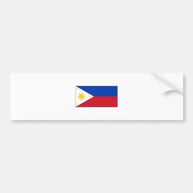 Philippines FLAGGAinternationell Bildekal (Framsidan)