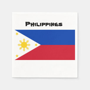 Philippines flaggaservett pappersservett