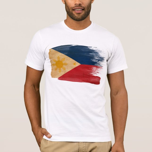 Philippines flaggaT-tröja Tee Shirt (Framsida)
