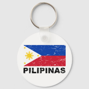 Philippines flaggavintage nyckelring