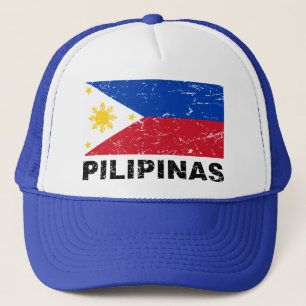Philippines flaggavintage truckerkeps