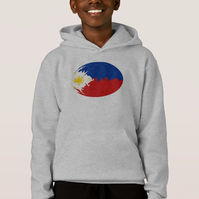 Philippines Gnarly flaggaT-tröja Tee (Framsida)