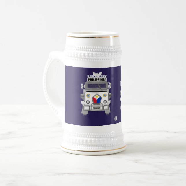 Philippines Jeepney, elegant, Philippines flagga Sejdel (Framsida vänster)