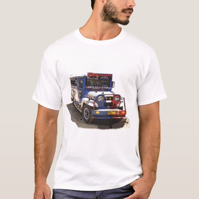 Philippines Jeepney Tee Shirt (Framsida)