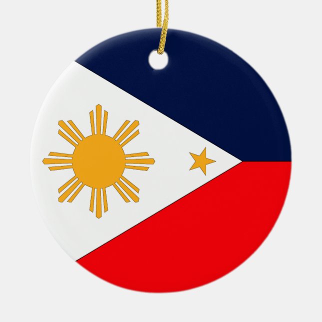 Philippines Julgransprydnad Keramik (Framsidan)