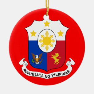 PHILIPPINES - Julprydnad Julgransprydnad Keramik
