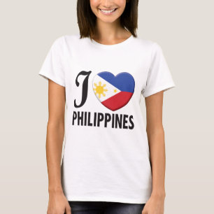 Philippines kärlek t-shirt