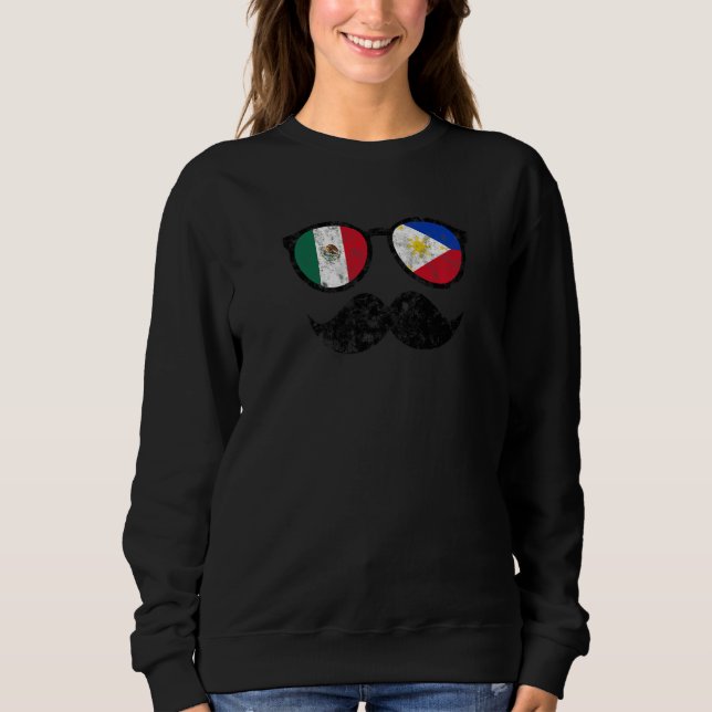 Philippines Mexico Filipino Pride Proud Flag Mexip T Shirt (Framsida)