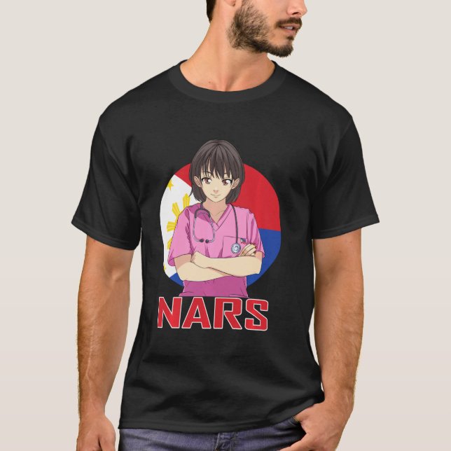 Philippines Nars Girl Registered Nurse Filipino Nu T Shirt (Framsida)