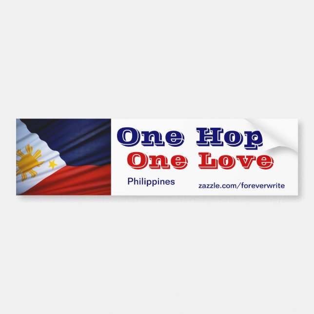 philippines one love bildekal (Framsidan)