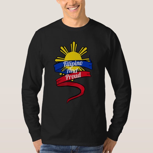 Philippines Pinoy Pinay Filipino Filipina Pride Pr T Shirt (Framsida)