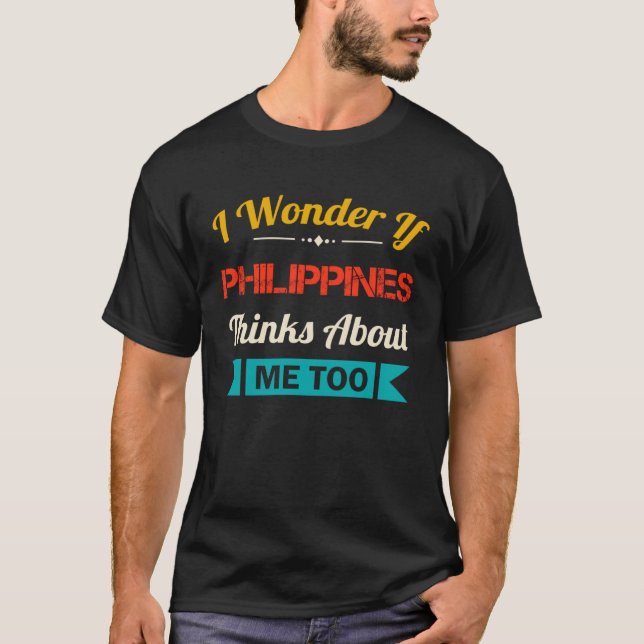 Philippines    Quote Vintage Souvenir T Shirt (Framsida)