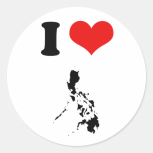 PHILIPPINES RUNT KLISTERMÄRKE