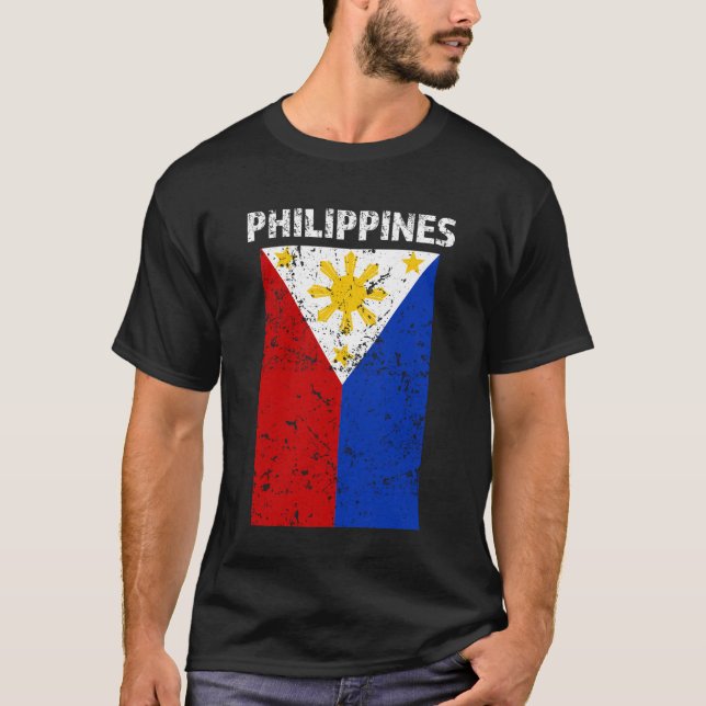 Philippines sjunker - filippinsk pride - manar tee (Framsida)
