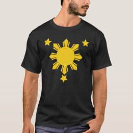 philippines sol och 3 stjärnor t-shirt