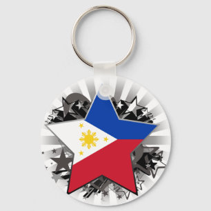 Philippines stjärna nyckelring
