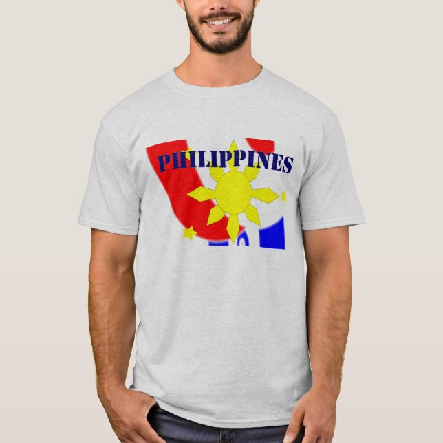 Philippines T skjorta Shirt (Framsida)