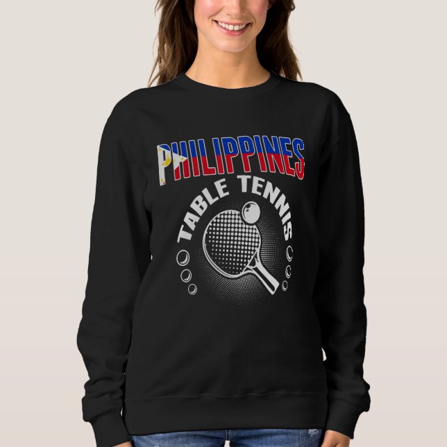 Philippines Table Tennis   Support Philippine Ping T Shirt (Framsida)