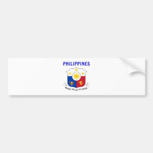 PHILIPPINES vapensköld Bildekal