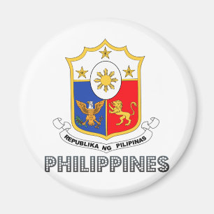 Philippines vapensköld magnet