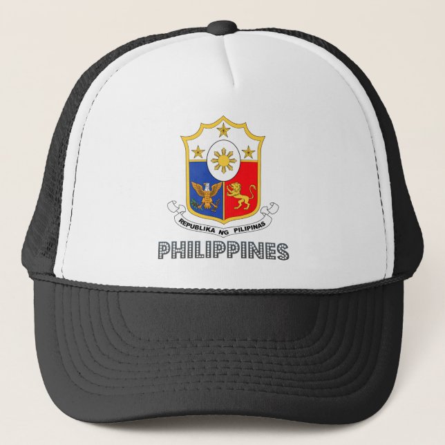 Philippines vapensköld truckerkeps (Framsida)