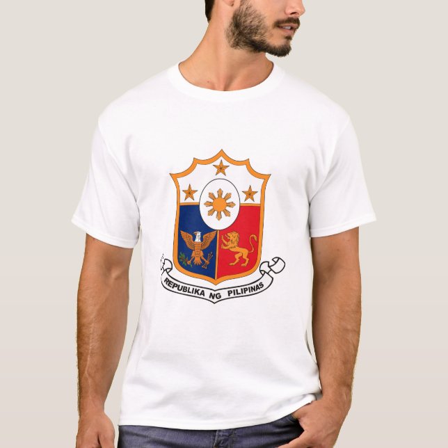 Philippines vapensköldT-tröja T-shirt (Framsida)