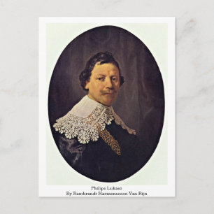 Philips Lukasz by Rembrandt Harmenszoon Van Rijn Vykort