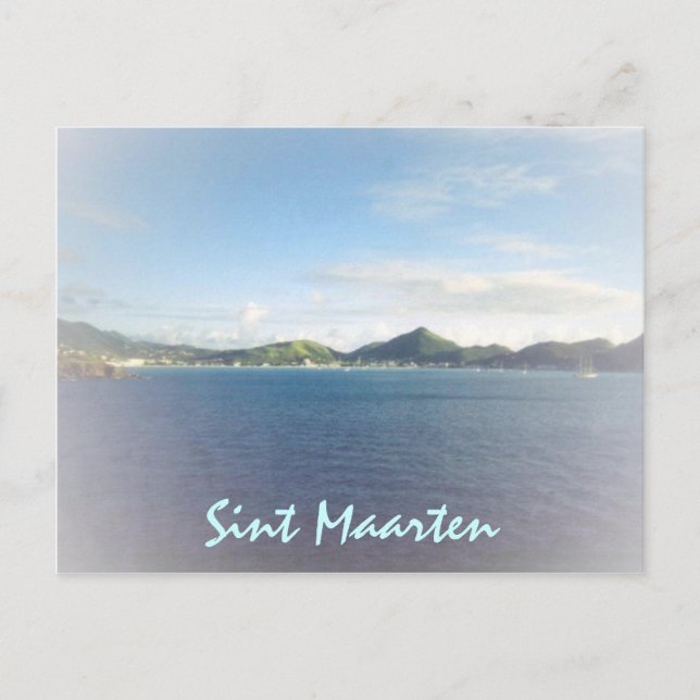 Philipsburg Harbor-vykort Vykort (Framsida)