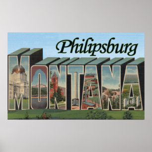 Philipsburg Montana Poster