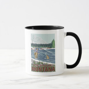 Philipsburg MontanaFly fiskare Mugg