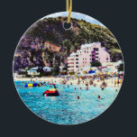 Philipsburg Sint Maarten Beach Julgransprydnad Keramik<br><div class="desc">Denna vackra strand ligger framför Philipsburg Sint Maarten nära den plats där kryssningsfartyget fraktaser docka.</div>