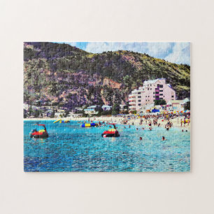 Philipsburg Sint Maarten Beach Pussel