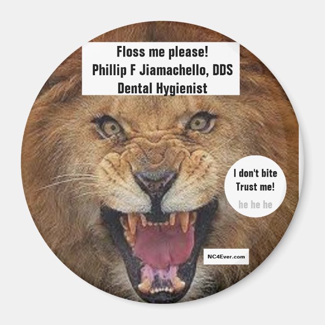 Phillip F Jiamachello DDS Dental Hygienist Magnet (Framsidan)
