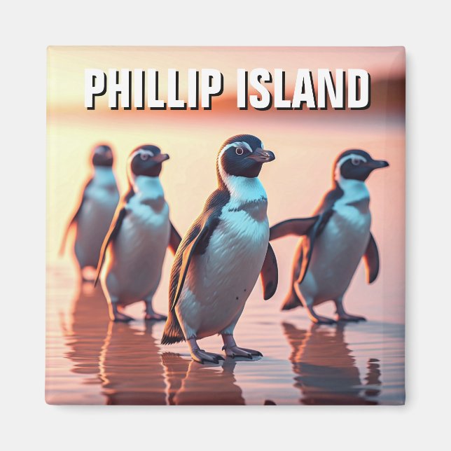 Phillip Island Australia Magnet (Framsidan)