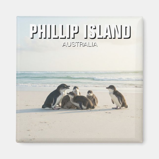 Phillip Island Australia Magnet (Framsidan)
