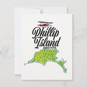 Phillip Island Australien karta